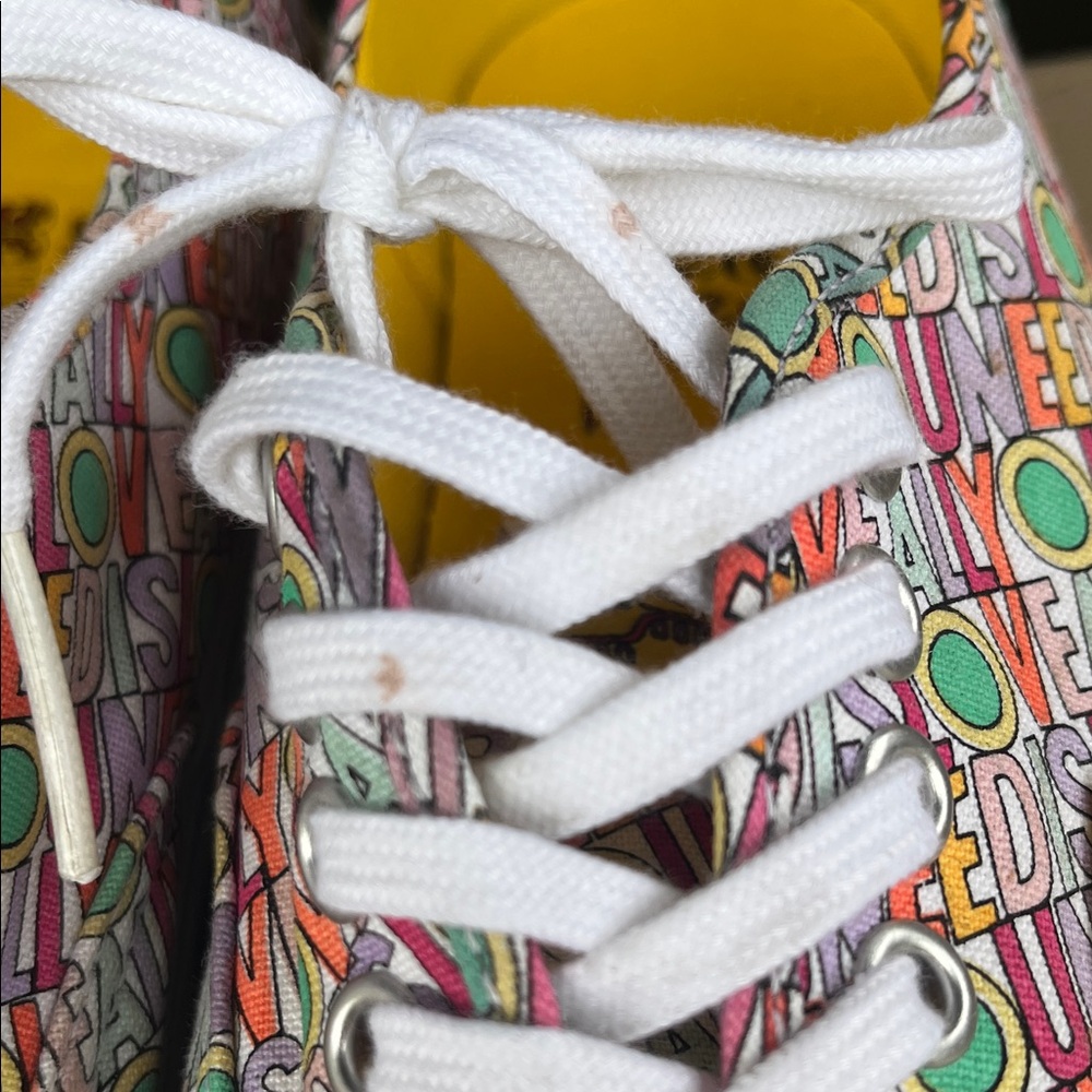 Vans Multi-Color Beatles Yellow Submarine Pattern Authentic Sneakers - Picture 4 of 6